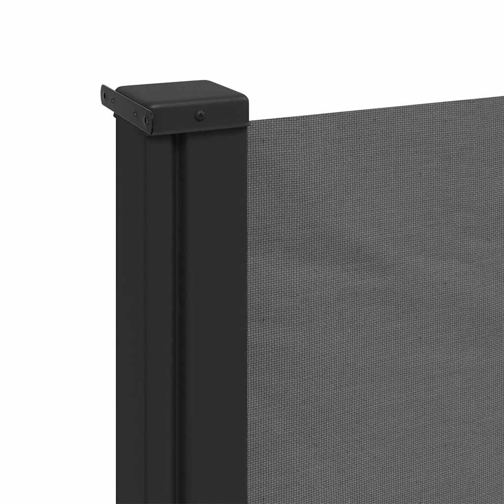 Tenda da sole laterale retrattile antracite 100x500 cm | homemem39