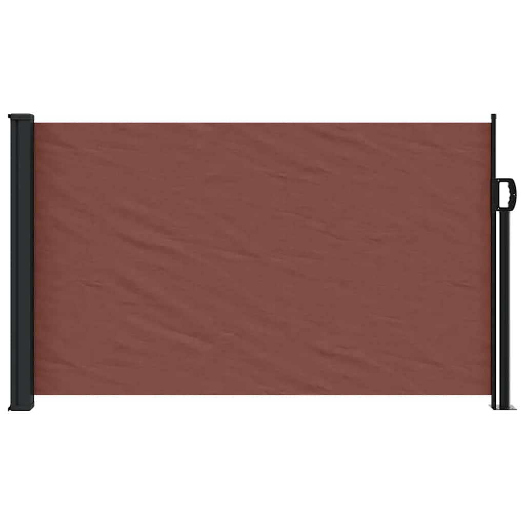 Tenda da Sole Laterale Retrattile Marrone 120x500 cm | homemem39