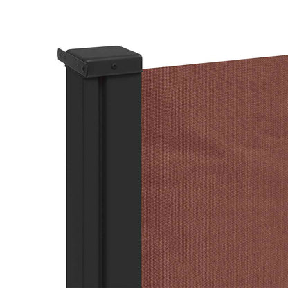Tenda da Sole Laterale Retrattile Marrone 120x500 cm | homemem39
