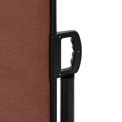 Tenda da Sole Laterale Retrattile Marrone 120x500 cm | homemem39