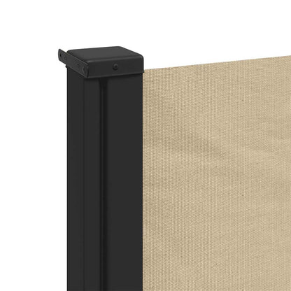 Tenda da Sole Laterale Retrattile Beige 120x500 cm