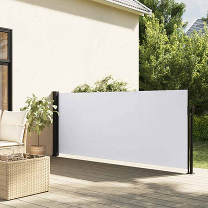 Tenda da Sole Laterale Retrattile Bianco 120x500 cm | homemem39