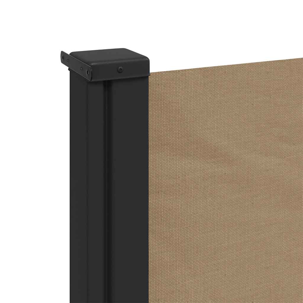 Tenda da Sole Laterale Retrattile Tortora 120x500 cm | homemem39