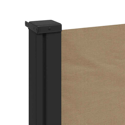 Tenda da Sole Laterale Retrattile Tortora 120x500 cm