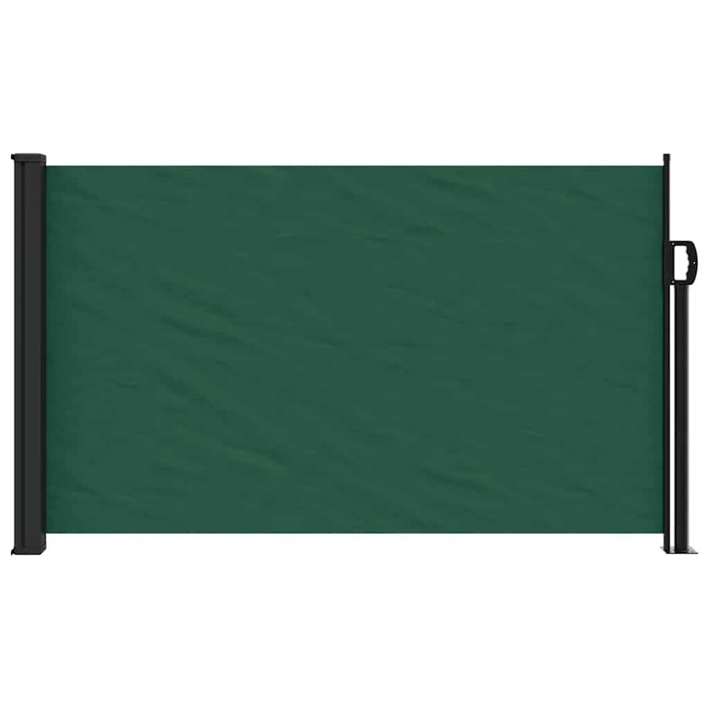 Tenda da Sole Laterale Retrattile Verde Scuro 120x500 cm | homemem39