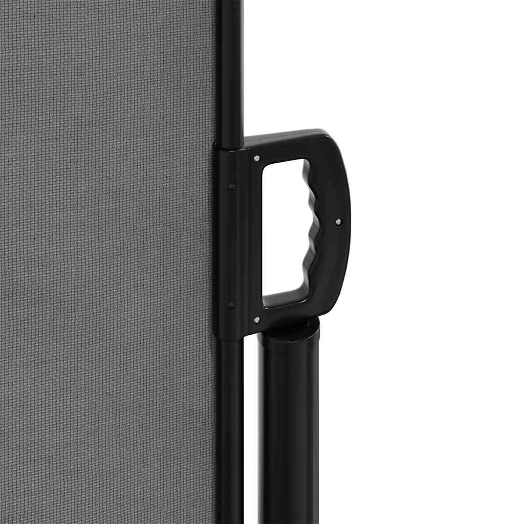 Tenda da sole laterale retrattile antracite 120x500 cm