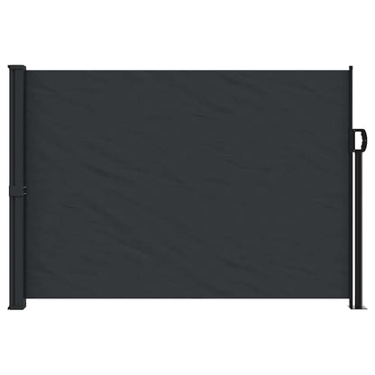 Tenda da Sole Laterale Retrattile Nera 140x500 cm | homemem39