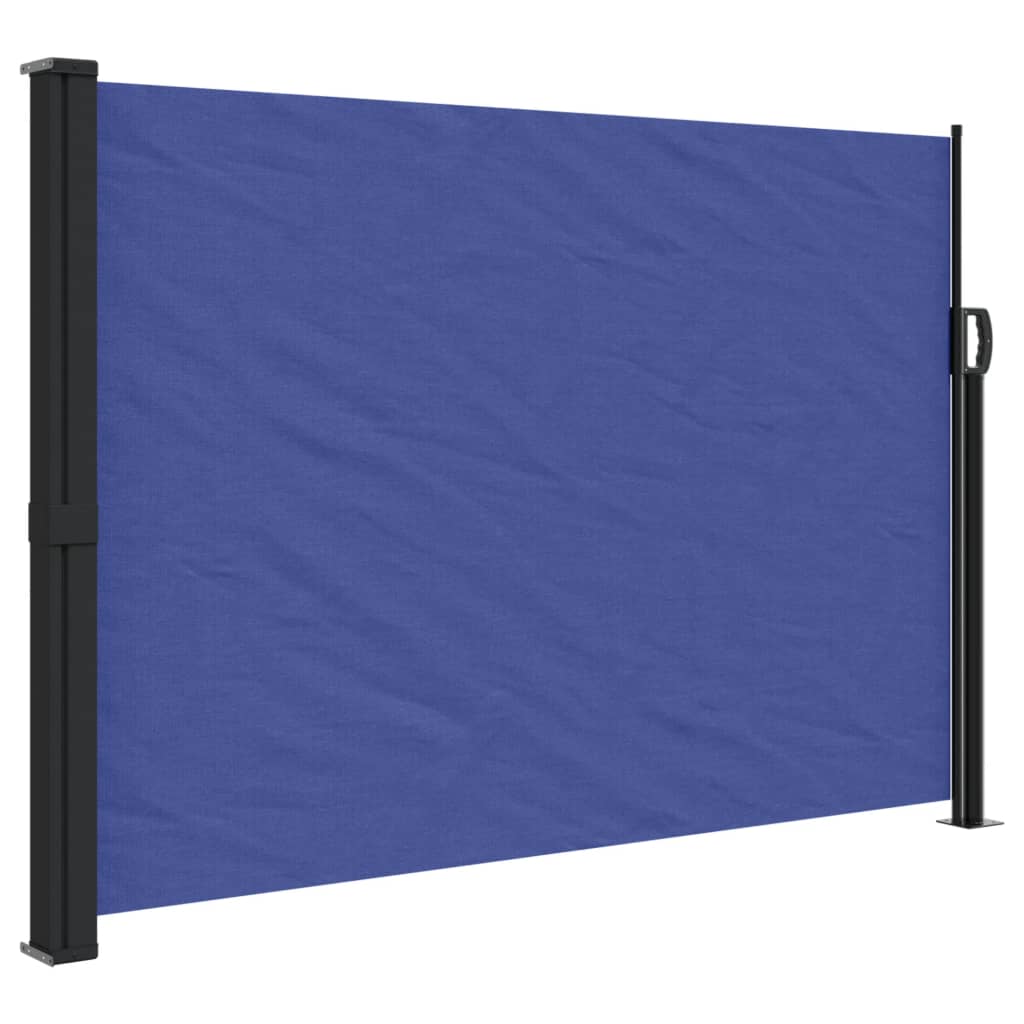 Tenda da Sole Laterale Retrattile Blu 140x500 cm