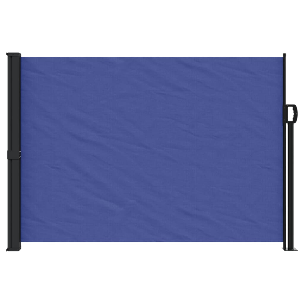 Tenda da Sole Laterale Retrattile Blu 140x500 cm