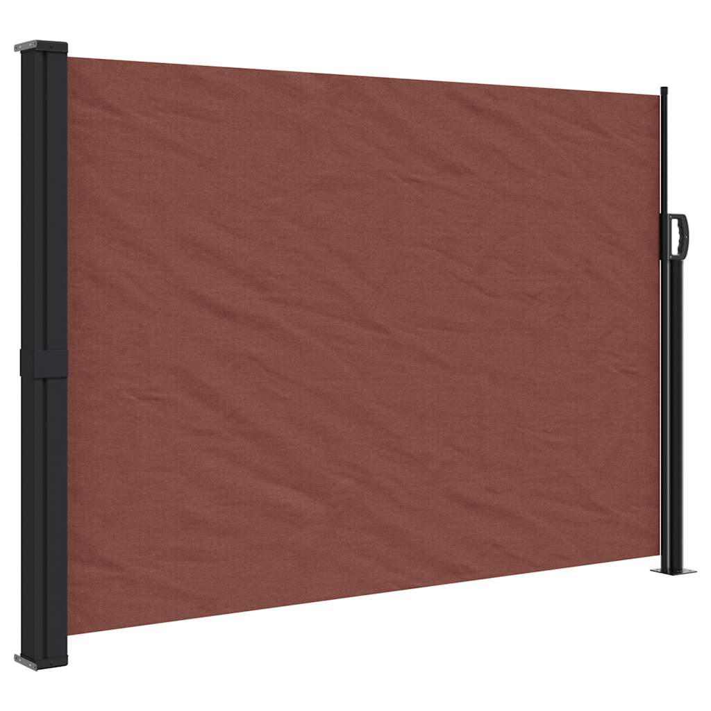 Tenda da Sole Laterale Retrattile Marrone 140x500 cm | homemem39