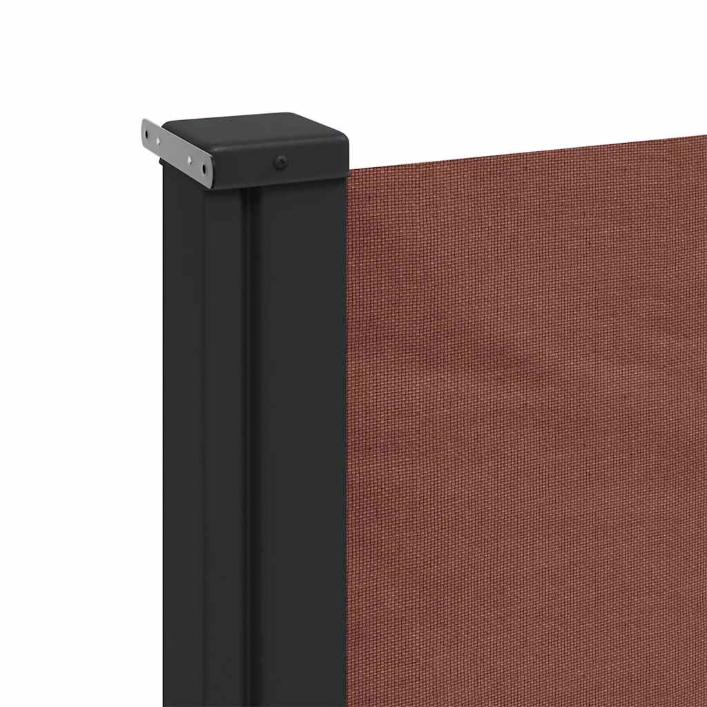 Tenda da Sole Laterale Retrattile Marrone 140x500 cm | homemem39