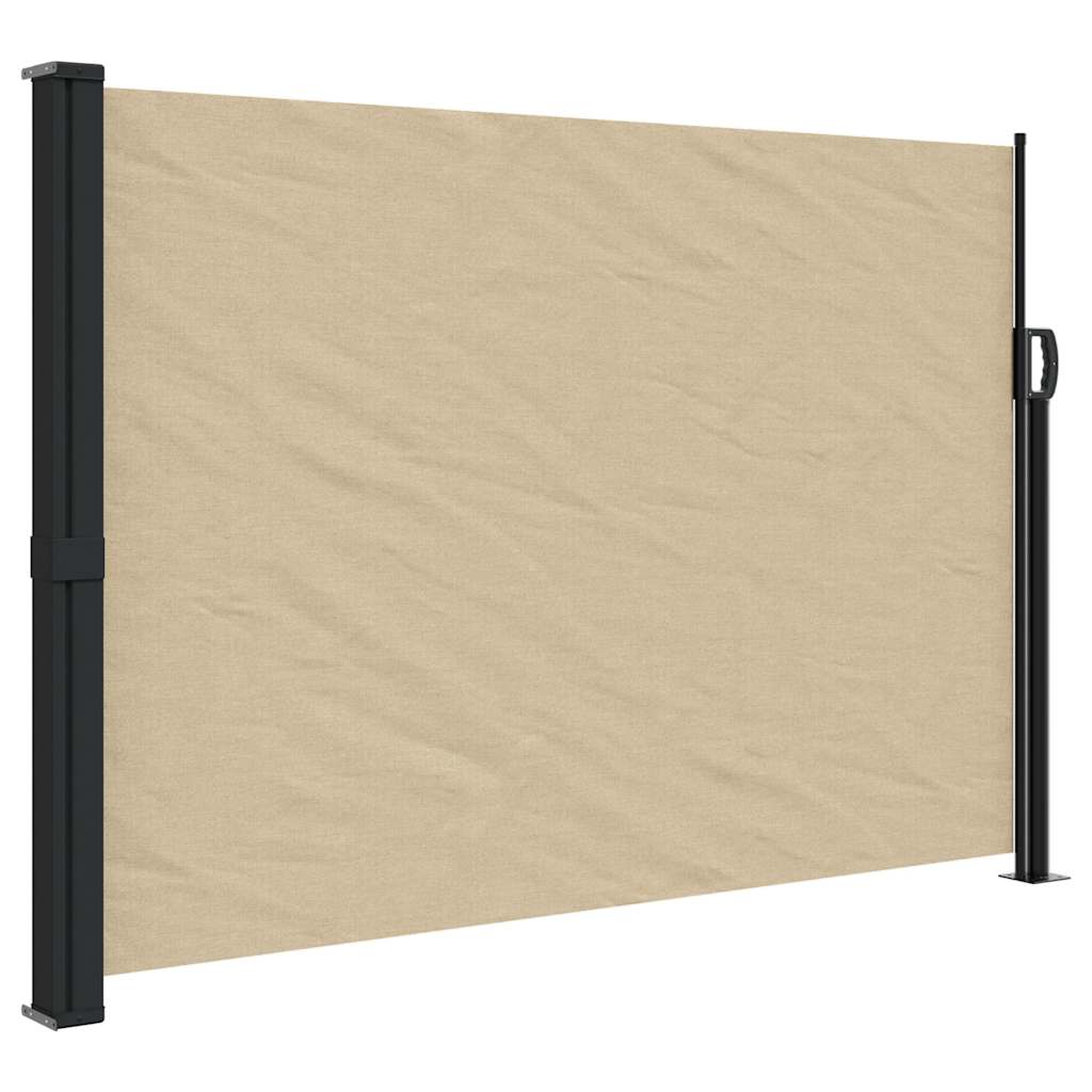 Tenda da Sole Laterale Retrattile Beige 140x500 cm | homemem39