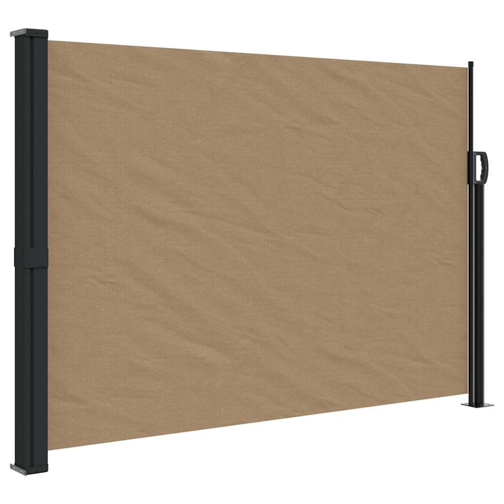Tenda da Sole Laterale Retrattile Tortora 140x500 cm | homemem39