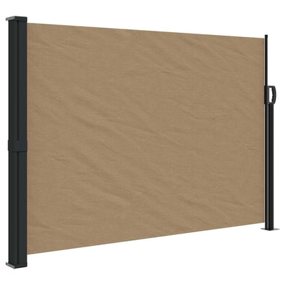 Tenda da Sole Laterale Retrattile Tortora 140x500 cm | homemem39