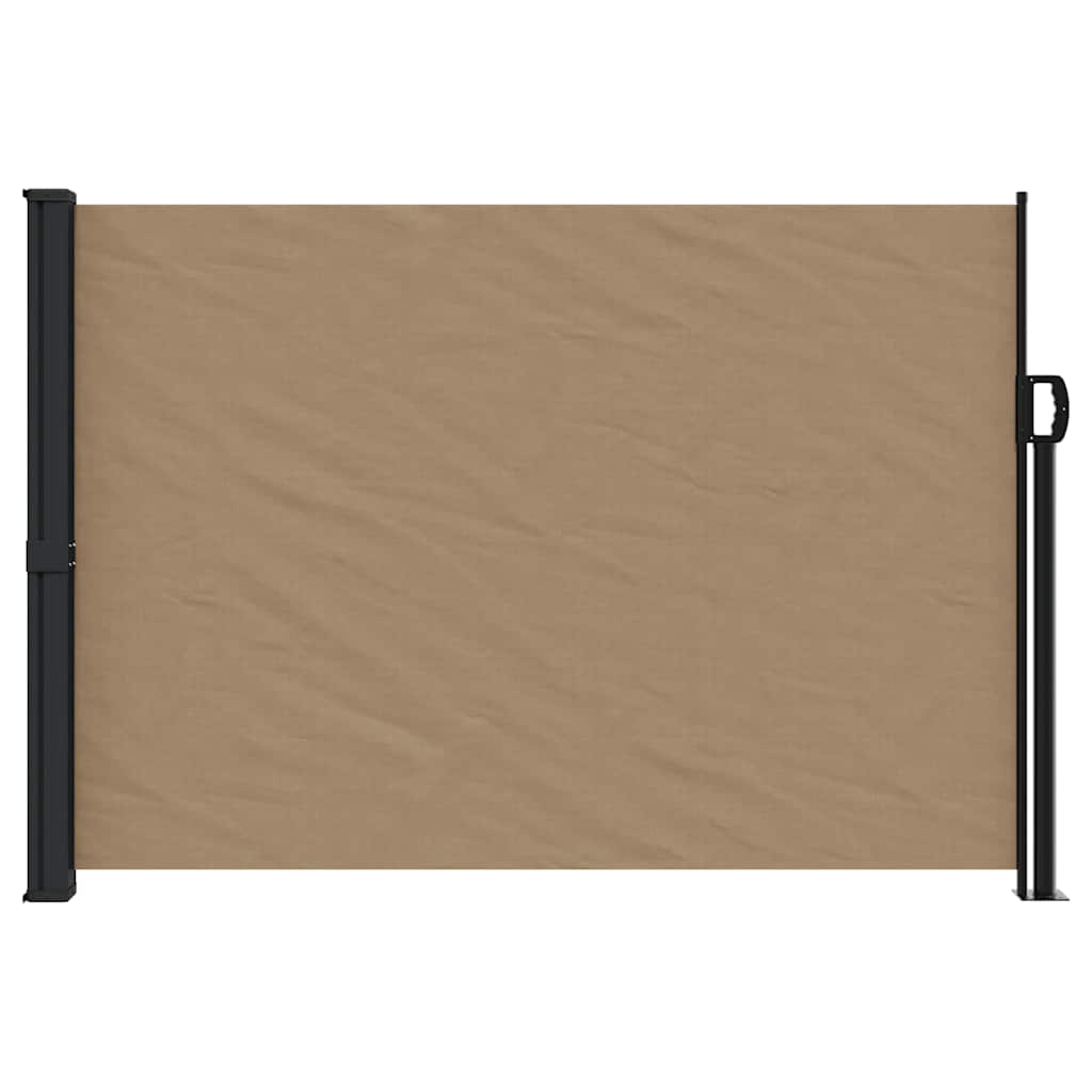 Tenda da Sole Laterale Retrattile Tortora 140x500 cm | homemem39
