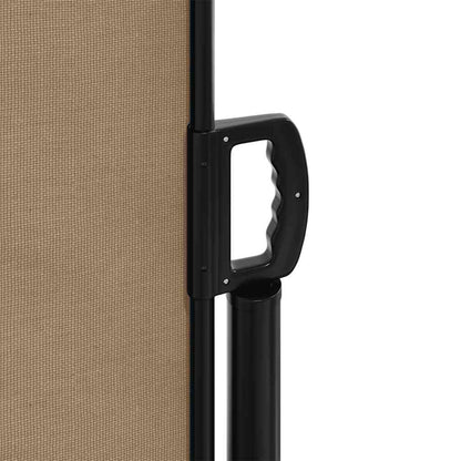 Tenda da Sole Laterale Retrattile Tortora 140x500 cm | homemem39