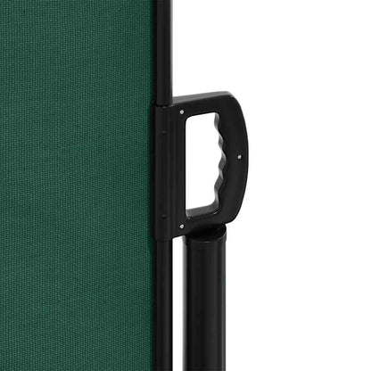 Tenda da Sole Laterale Retrattile Verde Scuro 140x500 cm | homemem39