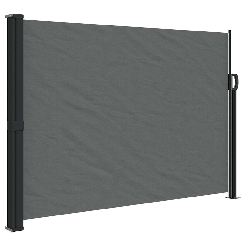 Tenda da sole laterale retrattile antracite 140x500 cm