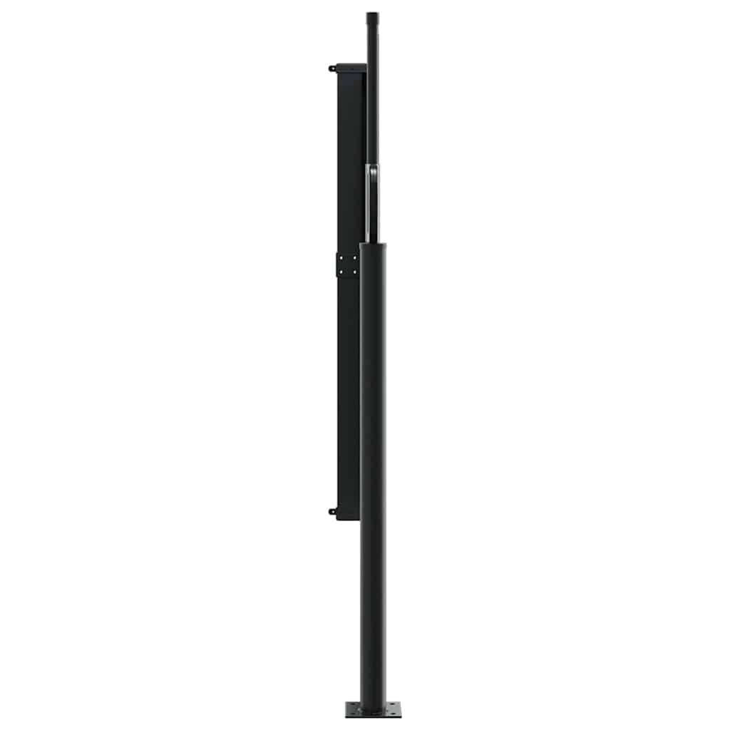 Tenda da sole laterale retrattile antracite 140x500 cm | homemem39