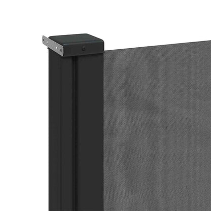 Tenda da sole laterale retrattile antracite 140x500 cm | homemem39