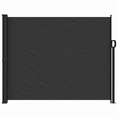 Tenda da Sole Laterale Retrattile Nera 160x500 cm | homemem39