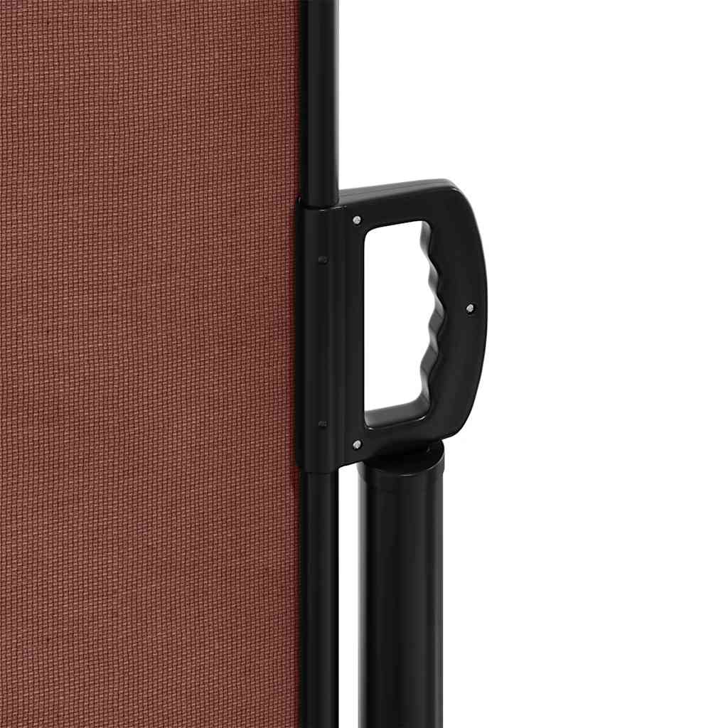 Tenda da Sole Laterale Retrattile Marrone 160x500 cm | homemem39