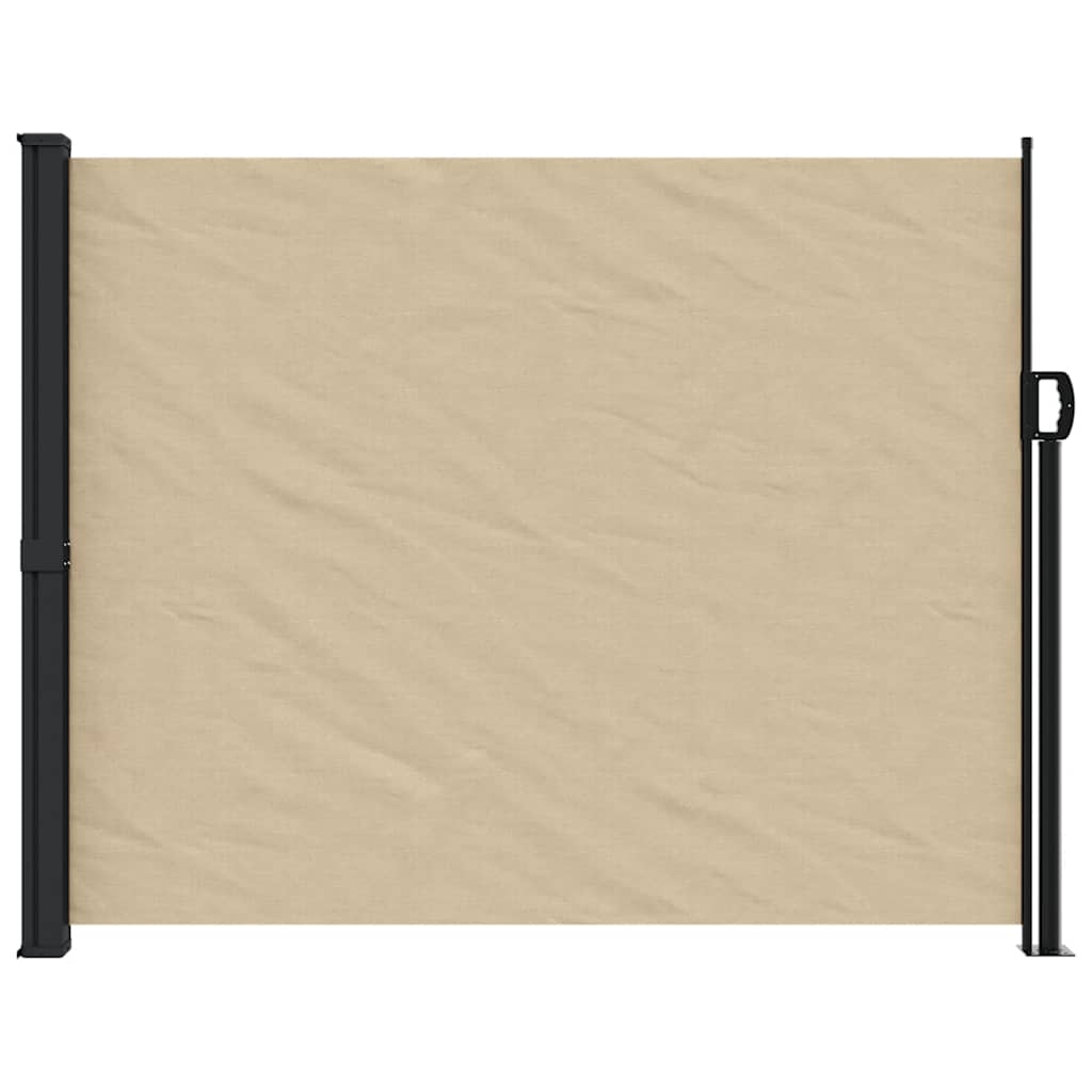 Tenda da Sole Laterale Retrattile Beige 160x500 cm | homemem39