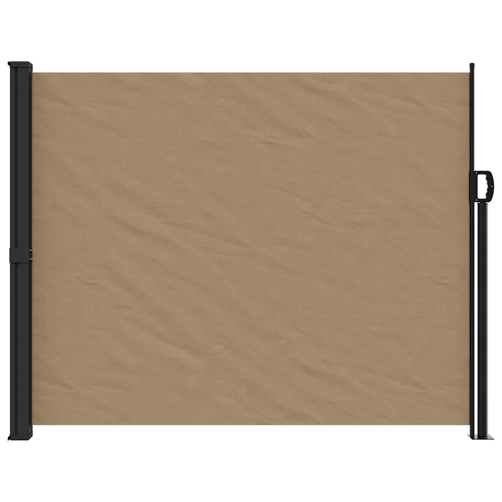 Tenda da Sole Laterale Retrattile Tortora 160x500 cm | homemem39