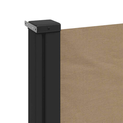 Tenda da Sole Laterale Retrattile Tortora 160x500 cm | homemem39