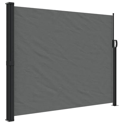 Tenda da Sole Laterale Retrattile Antracite 160x500 cm | homemem39