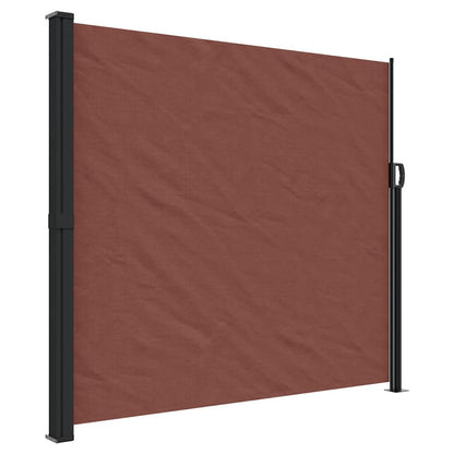 Tenda da Sole Laterale Retrattile Marrone 180x500 cm | homemem39