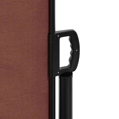 Tenda da Sole Laterale Retrattile Marrone 180x500 cm | homemem39