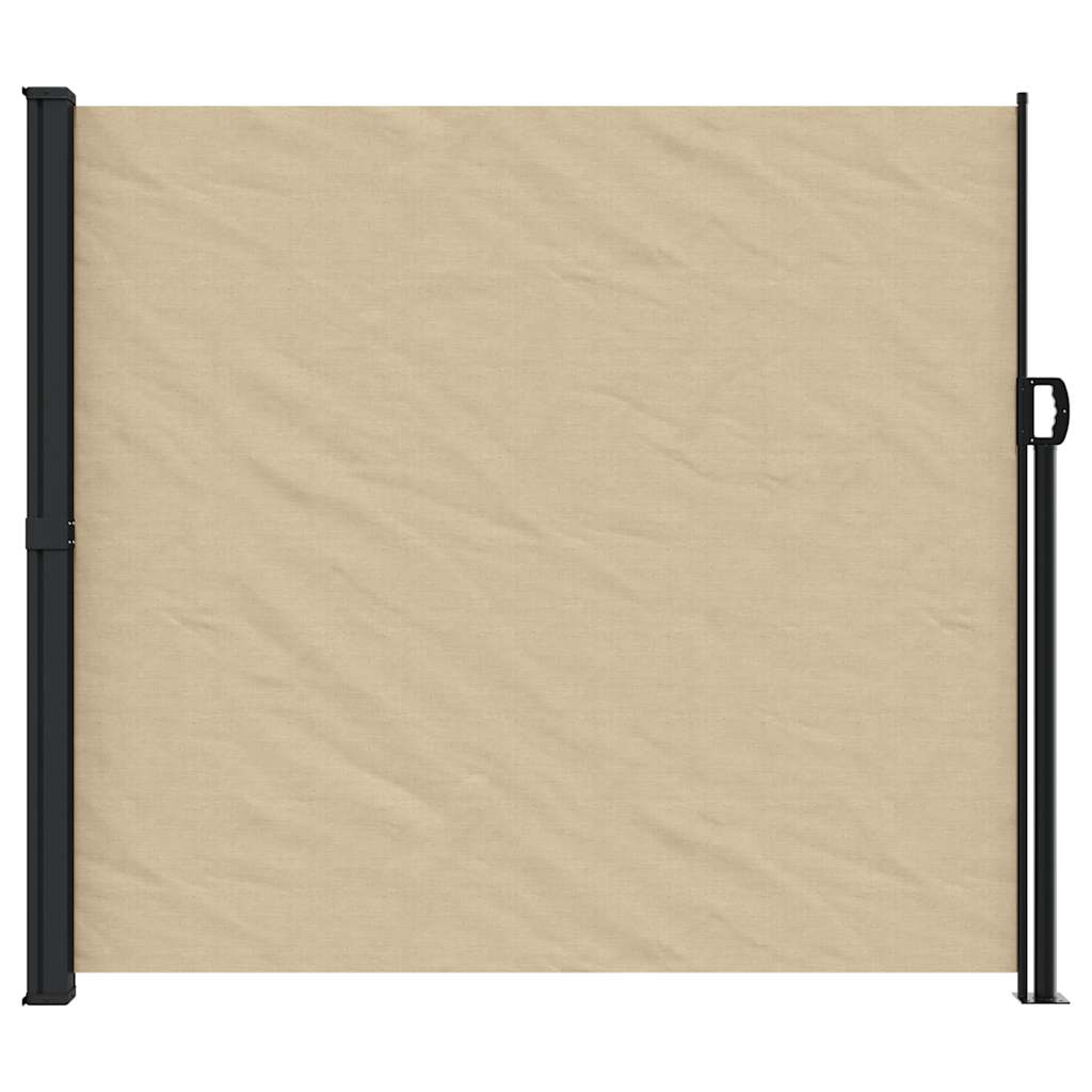 Tenda da Sole Laterale Retrattile Beige 180x500 cm | homemem39