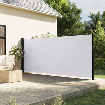 Tenda da Sole Laterale Retrattile Bianco 180x500 cm | homemem39