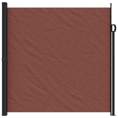 Tenda da Sole Laterale Retrattile Marrone 200x500 cm | homemem39