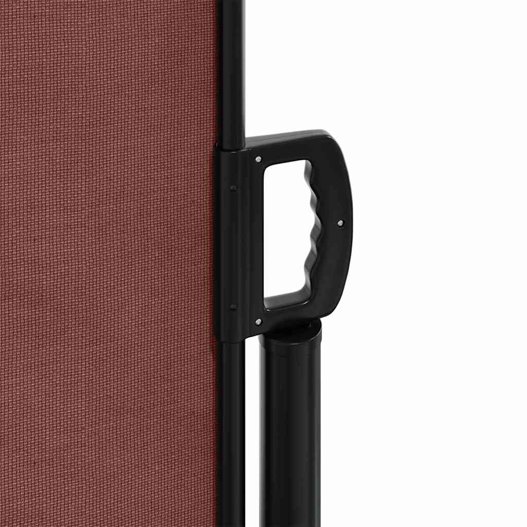 Tenda da Sole Laterale Retrattile Marrone 200x500 cm | homemem39