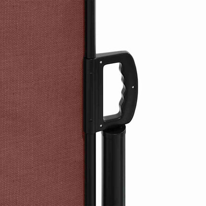 Tenda da Sole Laterale Retrattile Marrone 200x500 cm | homemem39