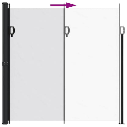 Tenda da Sole Laterale Retrattile Bianco 200x500 cm | homemem39
