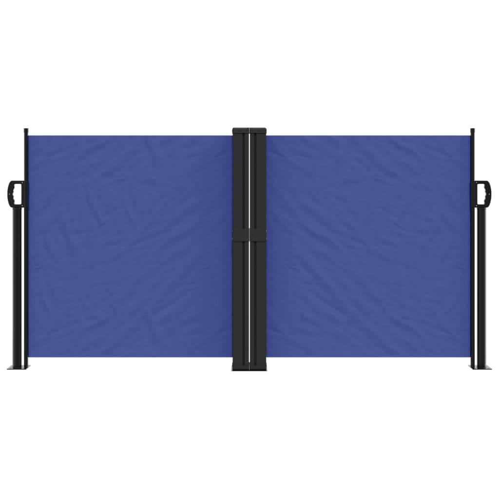 Tenda da Sole Laterale Retrattile Blu 120x600 cm