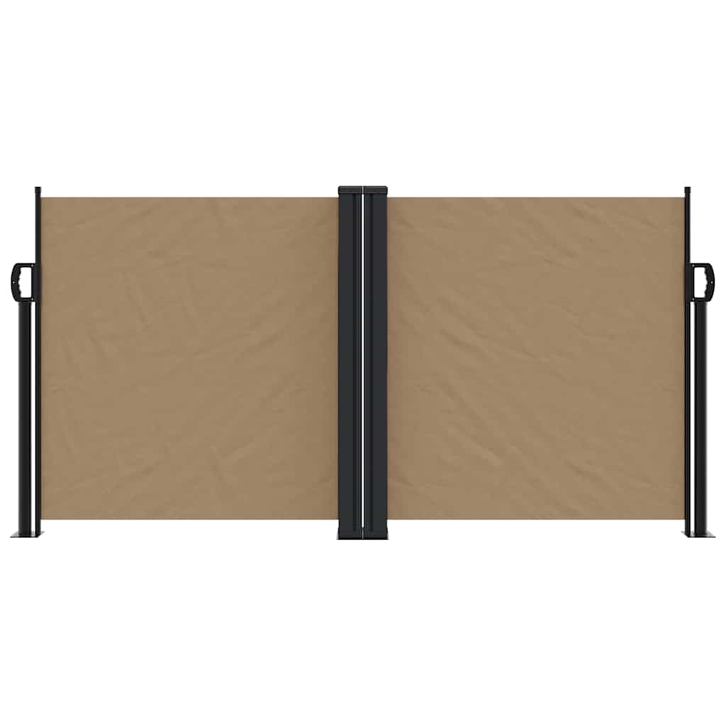 Tenda da Sole Laterale Retrattile Tortora 120x600 cm | homemem39