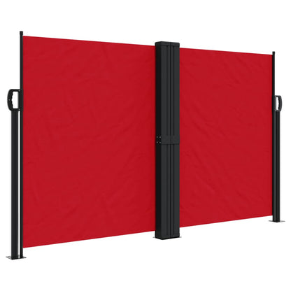 Tenda da Sole Laterale Retrattile Rossa 140x600 cm