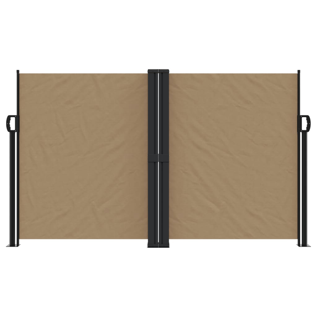 Tenda da Sole Laterale Retrattile Tortora 140x600 cm