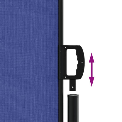 Tenda da Sole Laterale Retrattile Blu 160x600 cm | homemem39