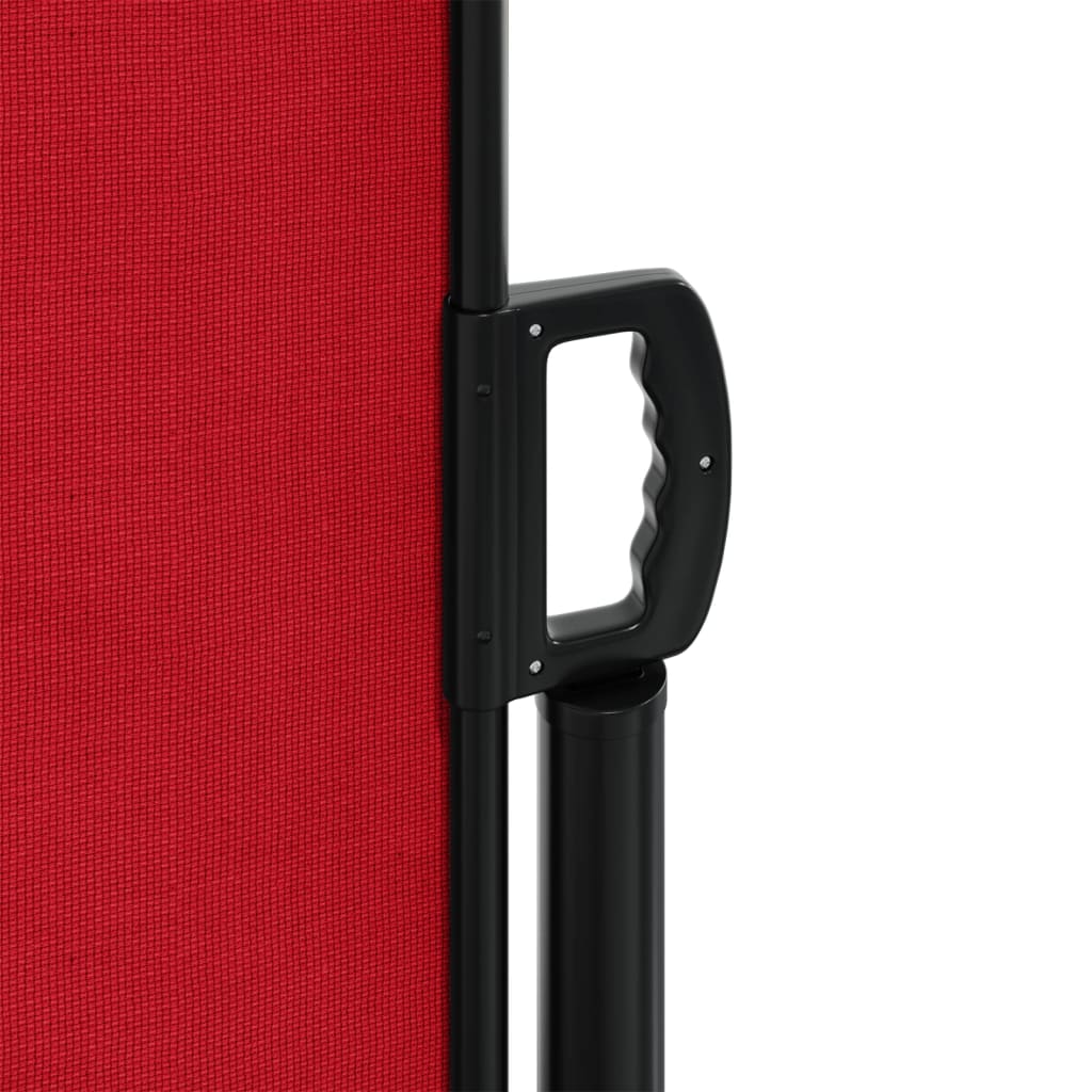 Tenda da Sole Laterale Retrattile Rossa 180x600 cm | homemem39