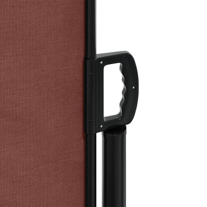 Tenda da Sole Laterale Retrattile Marrone 180x600 cm | homemem39
