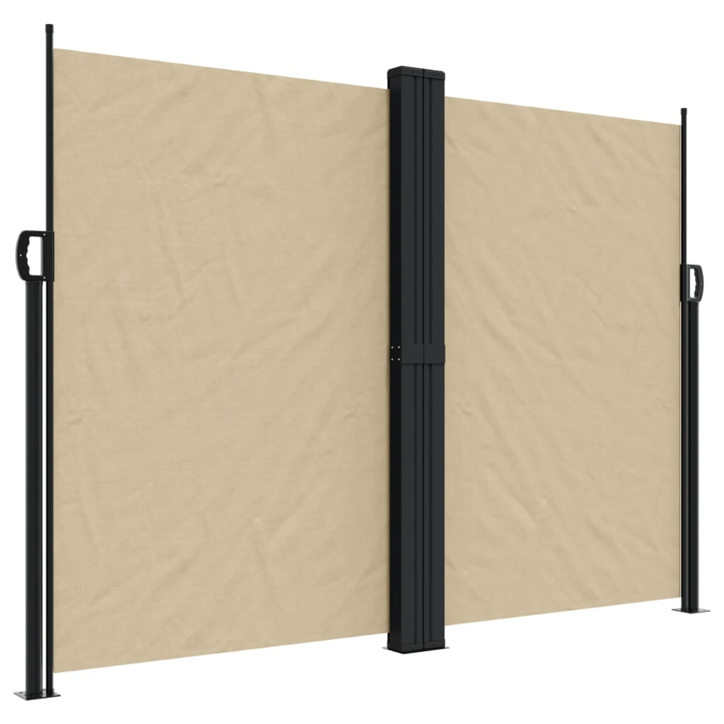 Tenda da Sole Laterale Retrattile Beige 180x600 cm