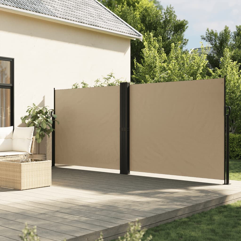 Tenda da Sole Laterale Retrattile Beige 180x600 cm