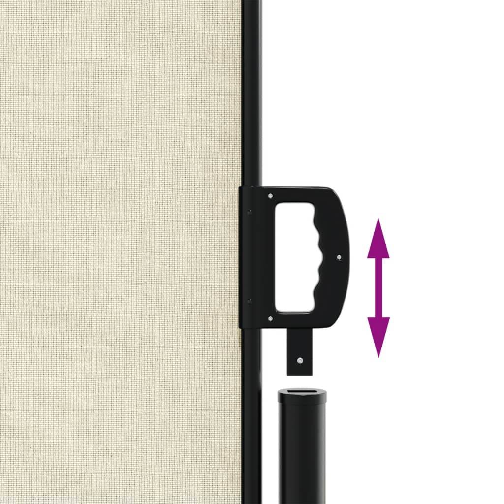 Tenda da Sole Laterale Retrattile Crema 200x600 cm | homemem39