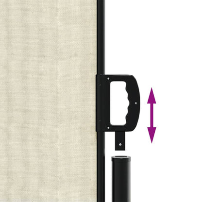 Tenda da Sole Laterale Retrattile Crema 200x600 cm | homemem39