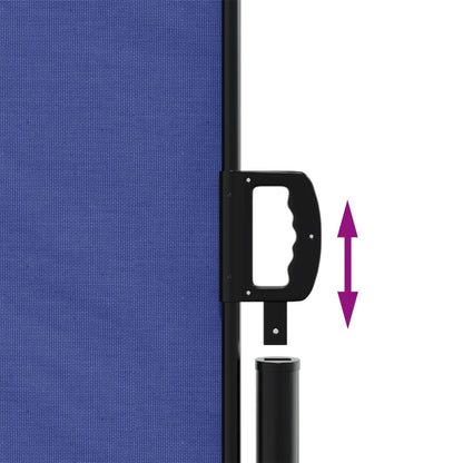 Tenda da Sole Laterale Retrattile Blu 200x600 cm | homemem39